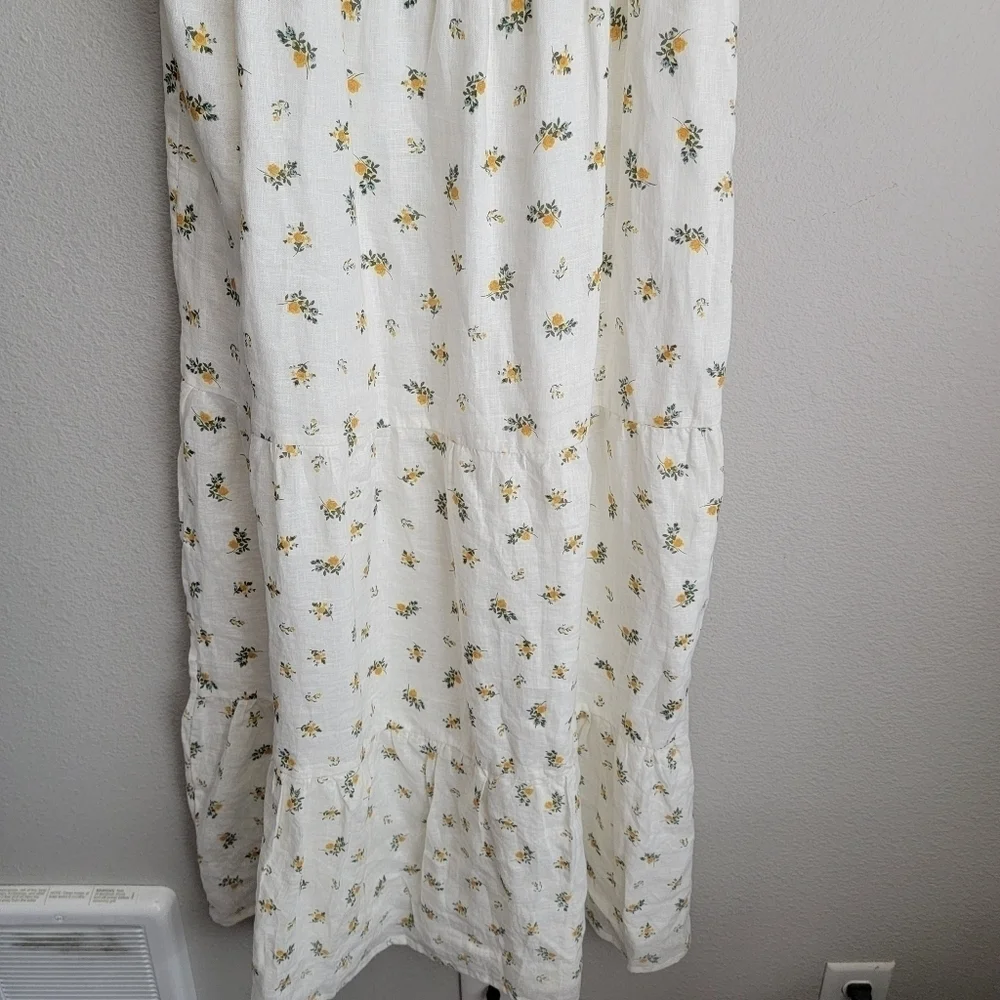 Faithfull the Brand Gianna Midi Dress in Carrie Floral size L NWT - Picture 7 of 11